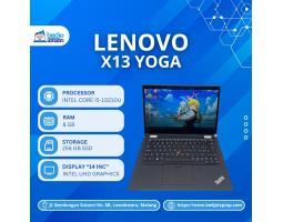 Dijual Laptop Second, Lenovo X13 Yoga, Intel Core I5-10210u, Intel Uhd Graphics, Ram 8gb, Ssd 256gb, Touchscreen, 360, Garansi 1 Bulan - Malang