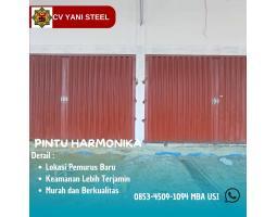 Pembuatan Pintu Harmonika atau Folding Gate Pintu Besi - Gunung Mas 