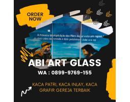 Kaca Patri Grafir Inlay Gereja Katolik - Jayapura