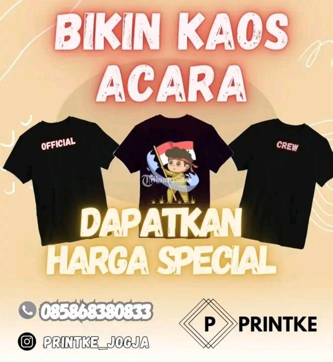 Pembuatan Kaos Event dan Promosi - Yogyakarta