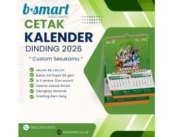 Jasa Percetakan Kalender 2026 Custom Desain  - Sidoarjo