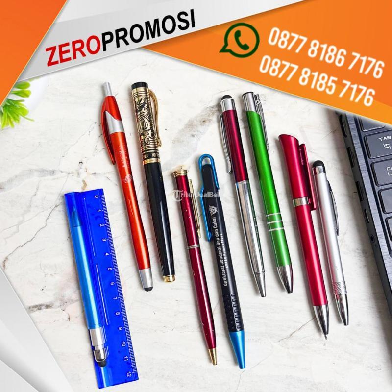Custom Pulpen Promosi Souvenir Cetak Logo - Tangerang Kota