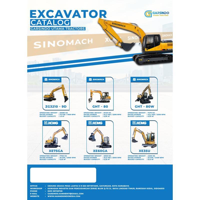 Alat Berat Siap Pakai, Mini Excavator XCMG XE60GA - Jakarta Pusat