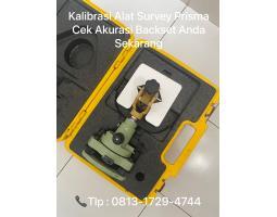 Kalibrasi Alat Survey Prisma  Cek Akurasi Backset Anda Sekarang - Tangerang