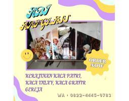 Kaca Patri Grafir Inlay Gereja Katolik - Keerom 