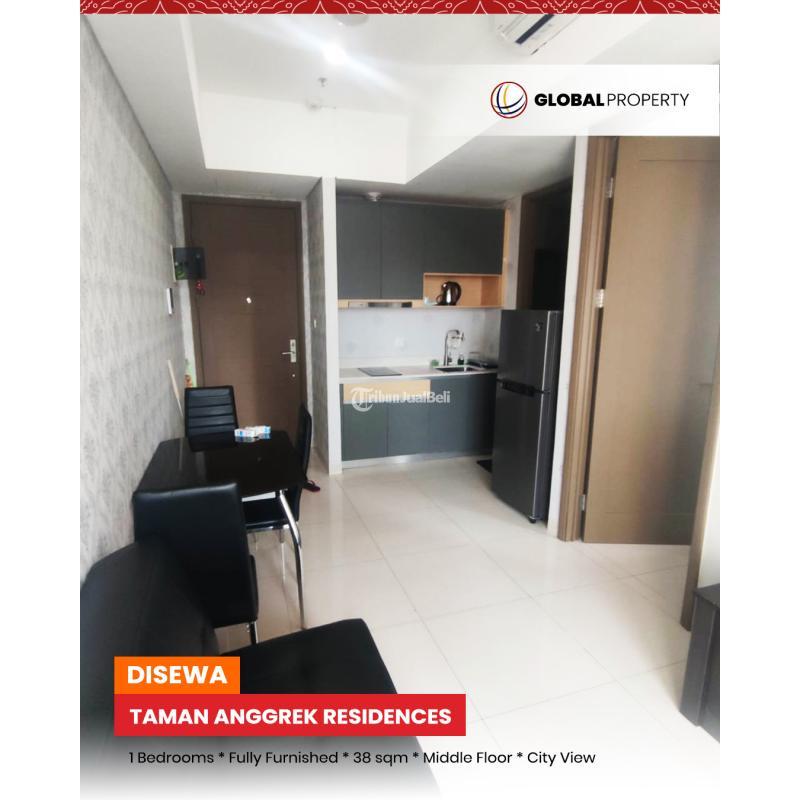 Disewakan Apartemen Fully Furnished Taman Anggrek Residences 1 Bedroom, Middle Floor, City View - Jakarta Barat