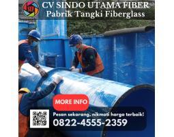 Tangki Fiberglass Tenang Air Bersih, Hidup Nyaman - Nabire