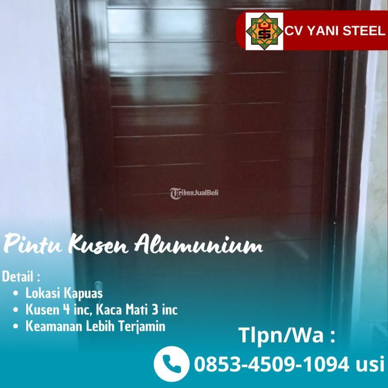 Kaca Sekat Partisi Ruangan Tempered dan Alumunium - Kapuas