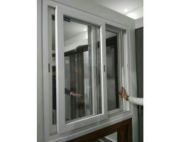 Partisi Ruangan atau Pembatas Sekat Kaca Alumunium dan Tempered - Pulang Pisau