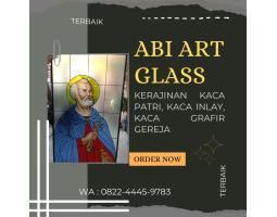 Kaca Patri Grafir Inlay Gereja Katolik - Sarmi 