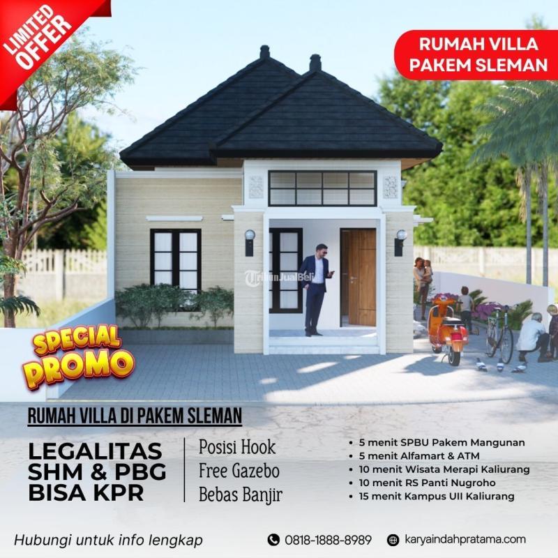 Jual Rumah Tipe 65 Baru Pakem Asri 10 Menit Kampus UII,Wisata Kaliurang di Hargobinangun - Sleman