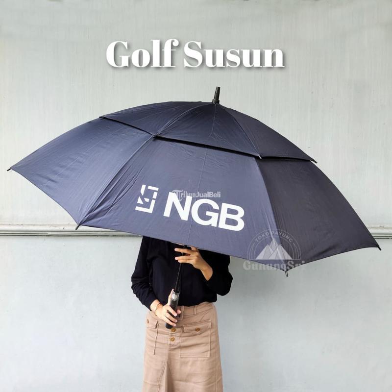 Payung Golf Susun Hitam - Badung 