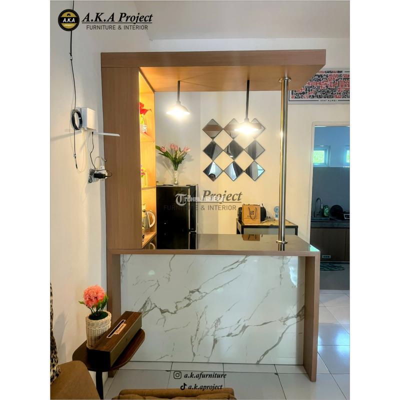 Jasa Pembuatan Minibar Rumah Custom Minimalis, Bergaransi - Semarang