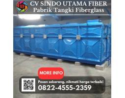 Tangki Fiberglass Berkualitas Kuat, Tahan Karat - Waropen