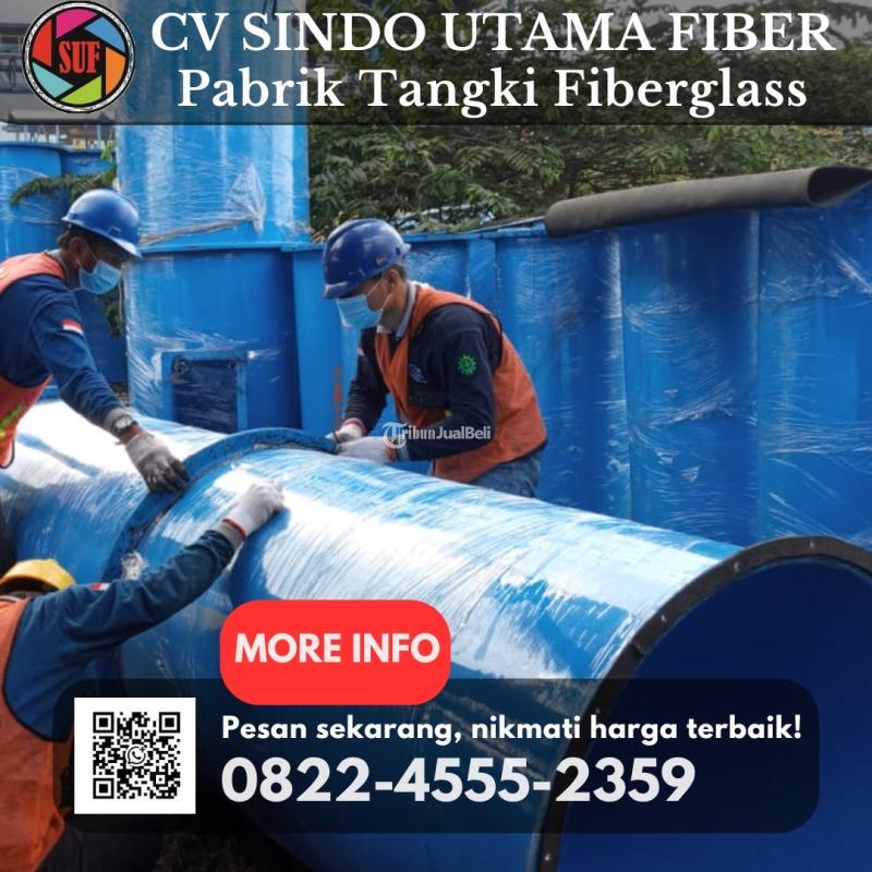 Tangki Fiberglass Berkualitas Kuat, Tahan Karat - Waropen