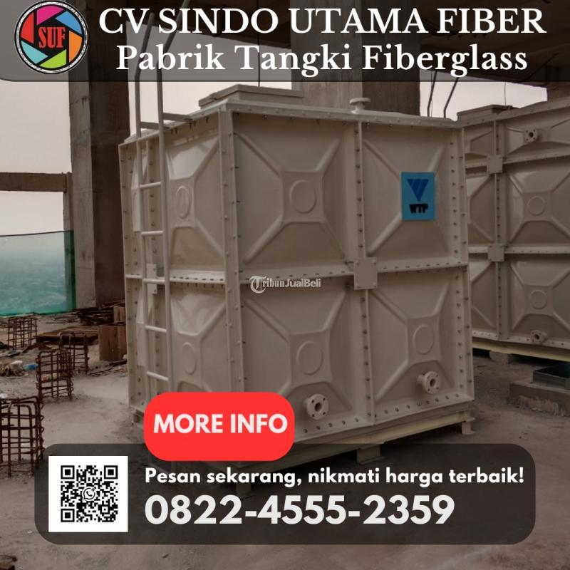 Tangki Fiberglass Berkualitas Kuat, Tahan Karat - Waropen