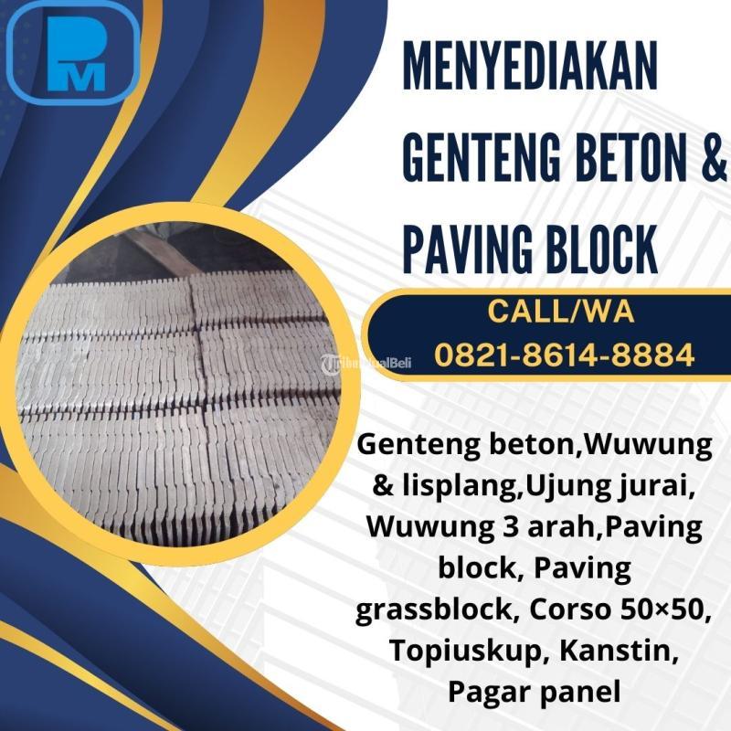 Genteng Beton Flat Anti Bocor Berkualitas untuk Rumah - Malang 