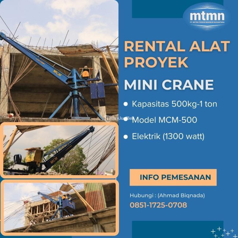 Sewa Mini Crane Proyek Kapasitas 1-2 Ton, MCM-500 - Surabaya  