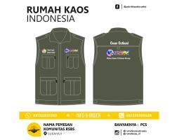 Terlaris Seragam Rompi Lapangan Cariu Custom Bordir - Bogor