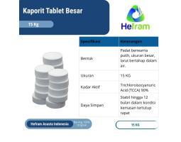 Kaporit Tablet Besar 15 Kg - Bogor