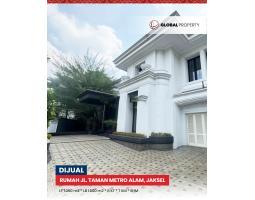 Dijual Rumah Mewah Jl. Taman Metro Alam, Pondok Indah Tipe 1600 - Jakarta Selatan