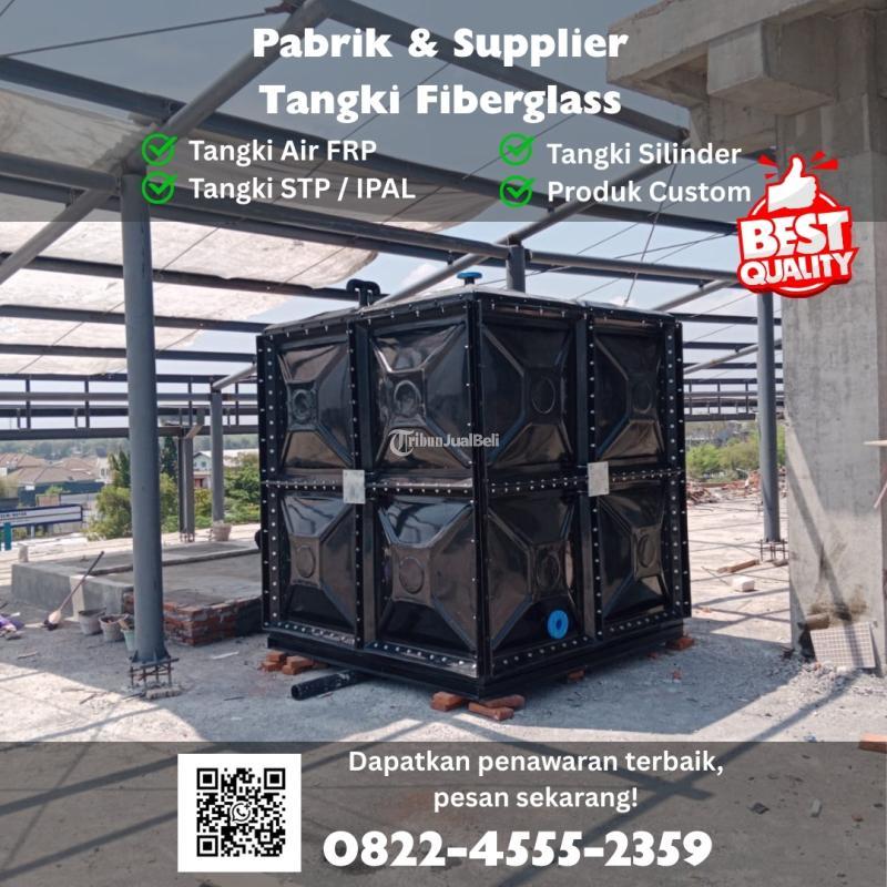 Tangki Fiberglass Diam, Kuat, Menyimpan Teman Air yang Tak Pernah Menua - Tambrauw
