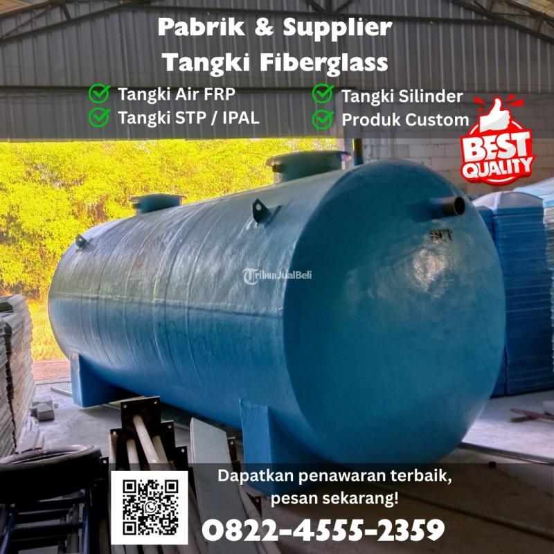 Tangki Fiberglass Diam, Kuat, Menyimpan Teman Air yang Tak Pernah Menua - Tambrauw