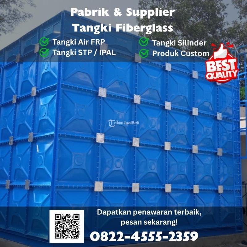 Tangki Fiberglass Diam, Kuat, Menyimpan Teman Air yang Tak Pernah Menua - Tambrauw