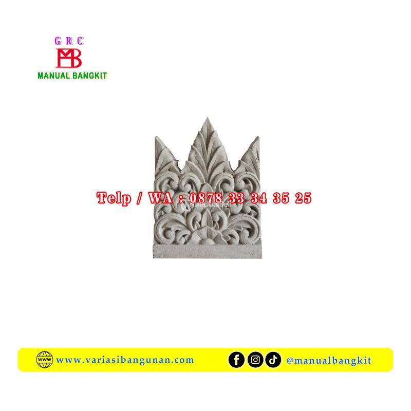 Ornamen Dinding Segitiga untuk Bawah Pilar - Kulon Progo