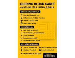 Guiding Block Karet - Samarinda 