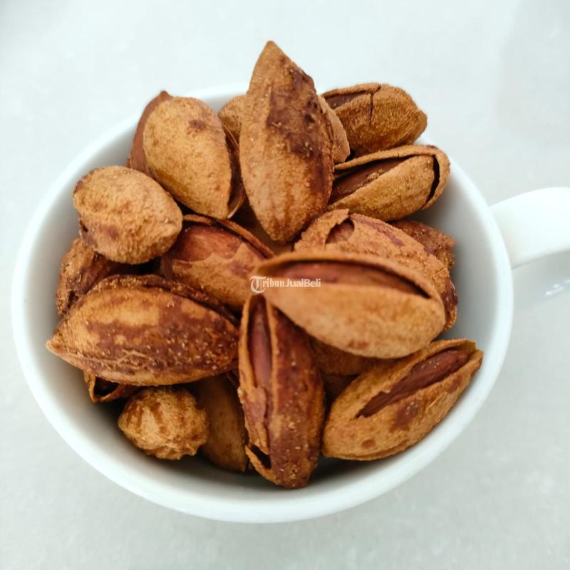 Kacang Almond Kulit Panggang Rasa Susu - Bantul