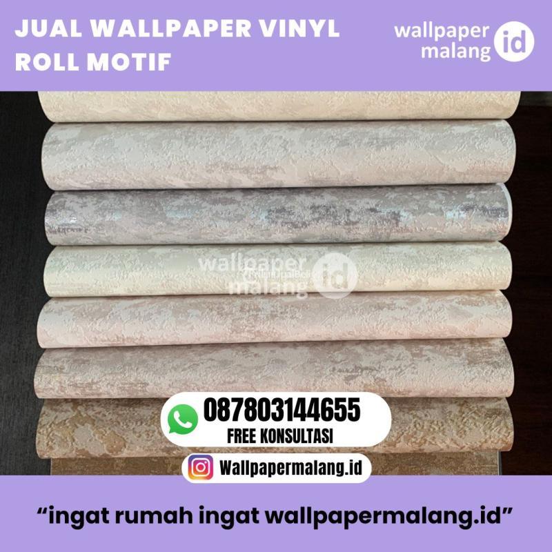 Wallpaper Vinyl Roll Motif Murah - Malang 