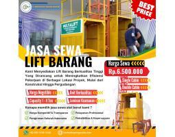 Sewa Lift Barang Material Solo Seluruh Indonesia - Semarang