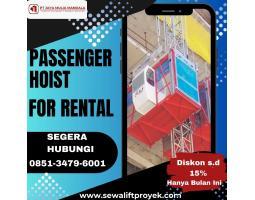 Rental Lift  Passenger, Penumpang untuk Proyek - Berau