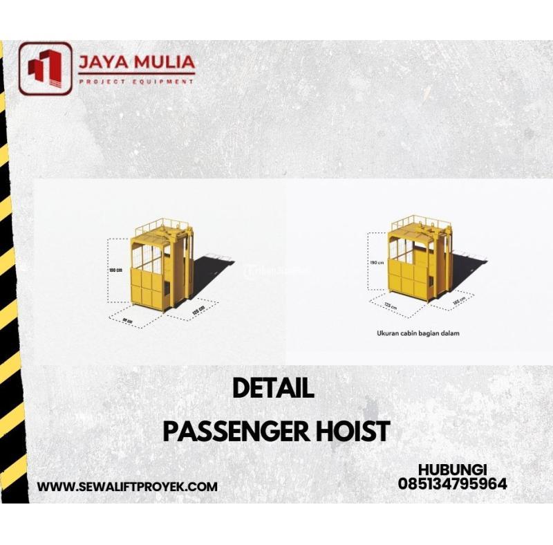 Sewa Passenger Hoist Terpercaya 1 - 4 Ton - Jakarta Pusat