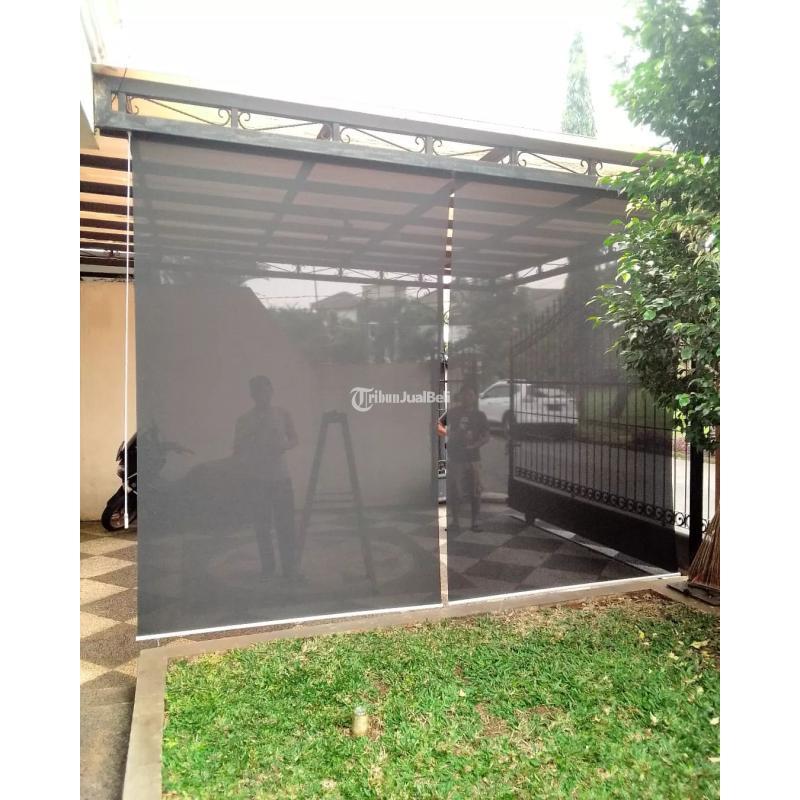 Supllier Tirai Roller Blind Outdoor Custom, Tahan Tampias Air Hujan dan Sinar Matahari - Bekasi