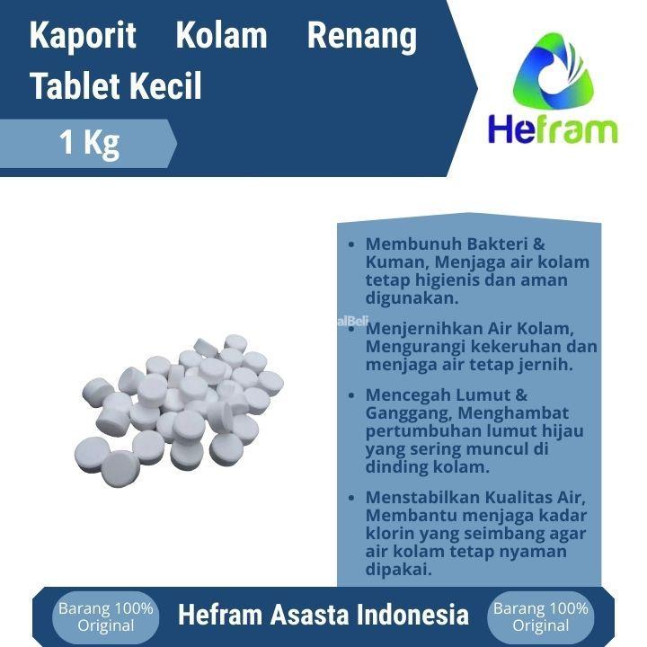 Kaporit Kolam Renang Tablet Kecil 1 Kg - Bogor