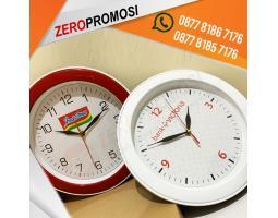 Jam Dinding Bulat 777 Cetak Logo Custom - Tangerang Kota
