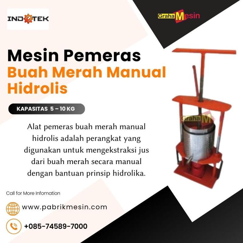 Terbaru Mesin Pemeras Buah Merah Manual Hidrolis Graha Mesin - Malang