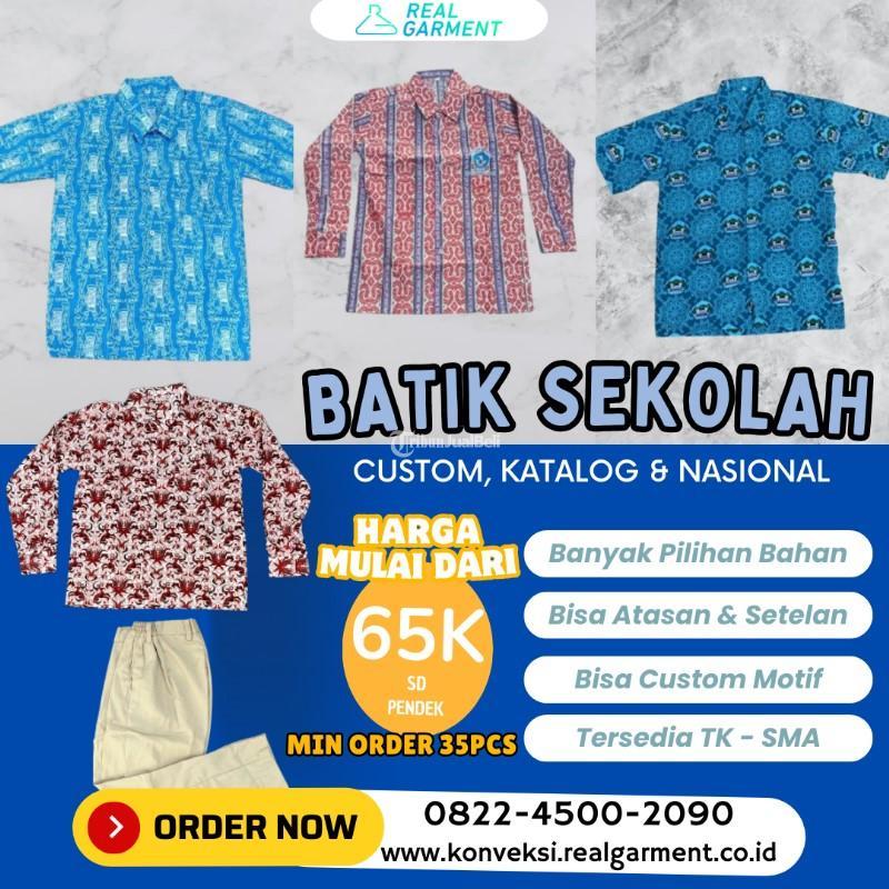 Baju Batik Sekolah Keren Konveksi - Seruyan