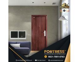 Fortress Pintu Baja Fortress Motif Kayu - amberamo Tengah