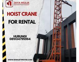 Sewa Hoist Crane 1 - 3 Ton - Tangerang  Kota