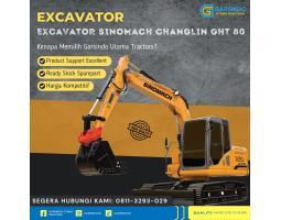Excavator Sinomach Changlin GHT 80 Harga Bersaing, Kondisi Prima - Surabaya