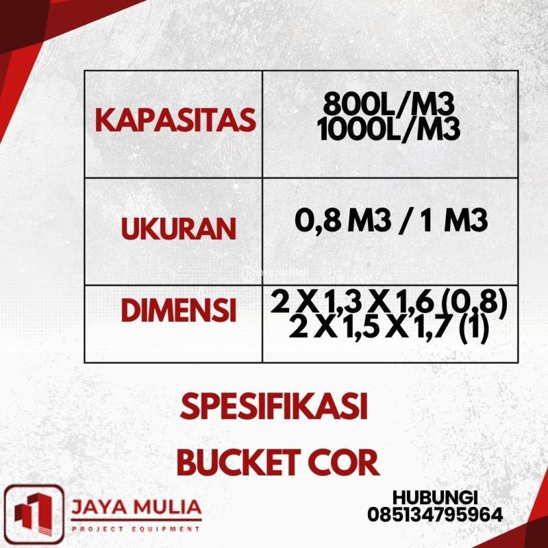 Sewa Bucket Cor Harga Murah Cocok Untuk Proyek - Jepara