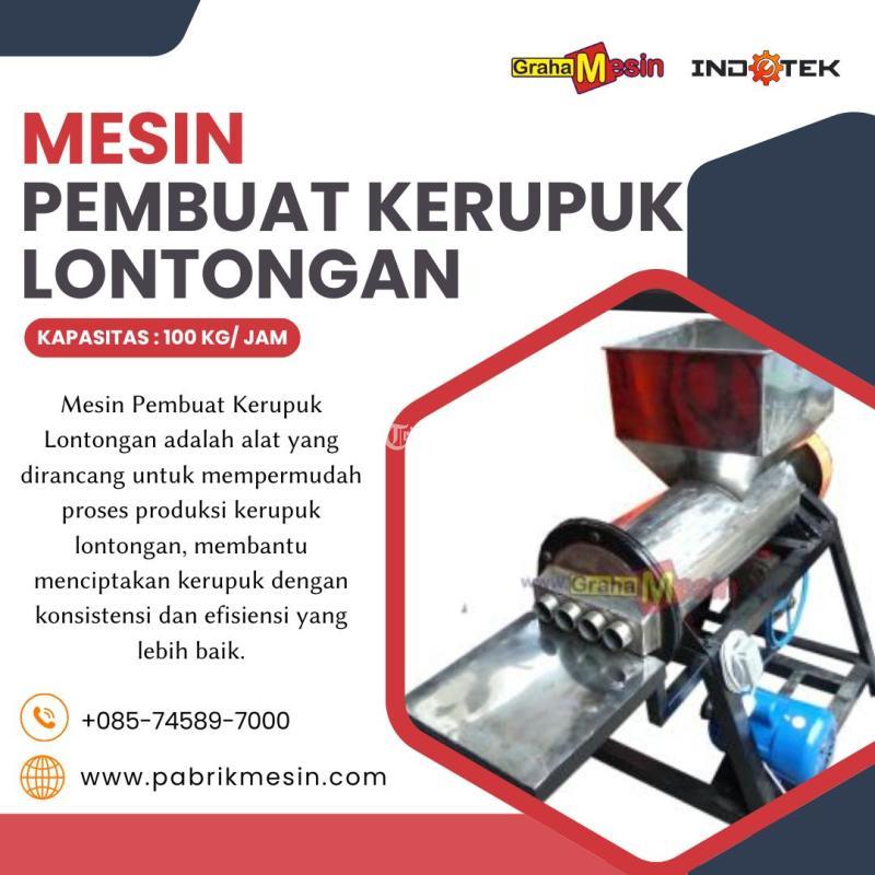 Terlariss Mesin Cetak Pembuat Kerupuk Lontongan Graha Mesin - Malang