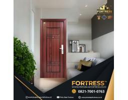 Eksklusif Fortress Pintu Utama Baja Minimalis - Mappi