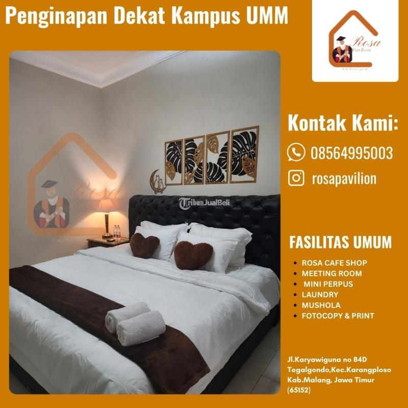 Disewakan Kamar Penginapan Ekslusif, Fasilitas Super Lengkap, Kamar Luas Dan Bersih, Dekat Kampus UMM, Rosa Pavilion - Malang
