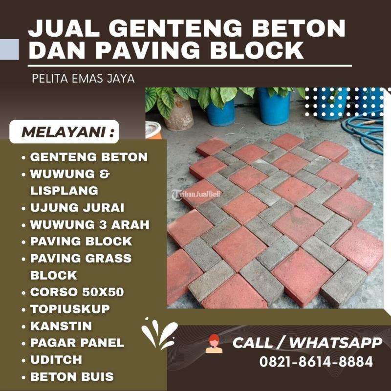 Paving Block Kotak Anti Geser Garansi Kualitas Terbaik - Malang