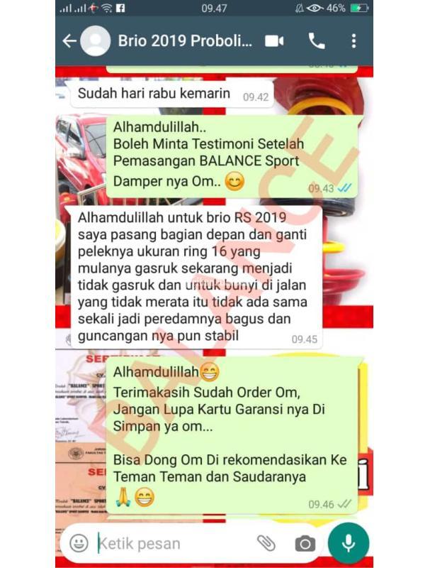 Mobil Minim Gruduk Dan Guncangan Cukup Dengan Pasang Peredam Shock Balance - Sleman