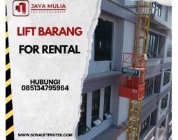 Sewa Lift Barang 1-4 Ton Lift Material - Karangasem  